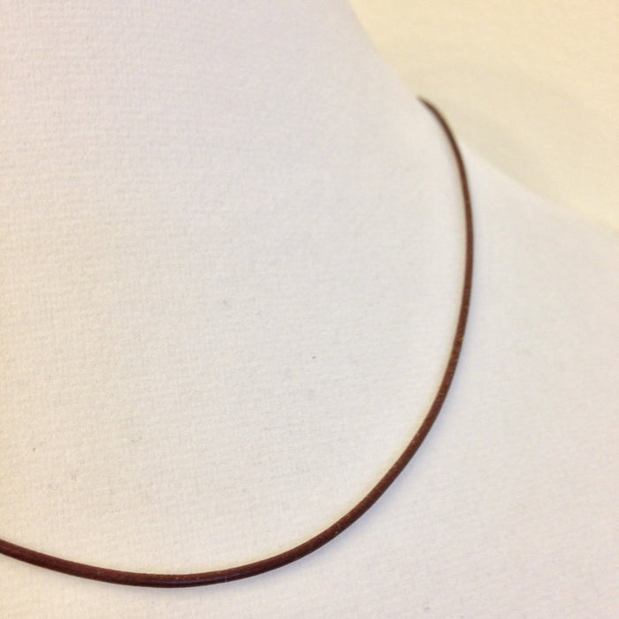 Leather Necklace or Bracelet for Fingerprint Pendants, Charms or Beads