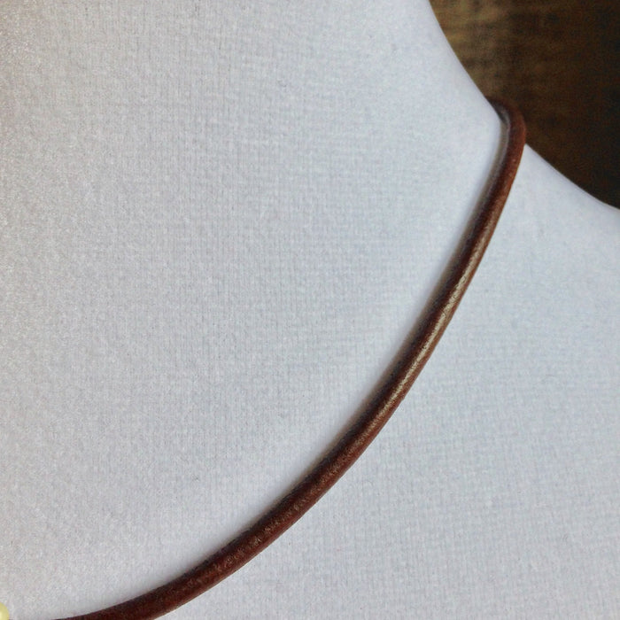 Leather Necklace or Bracelet for Fingerprint Pendants, Charms or Beads