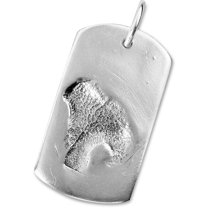 Sway Silver Dog Nose Tag Pendant Cambridge ON Canada